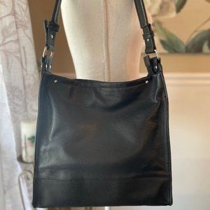 Sondra Roberts Faux Leather Black Purse